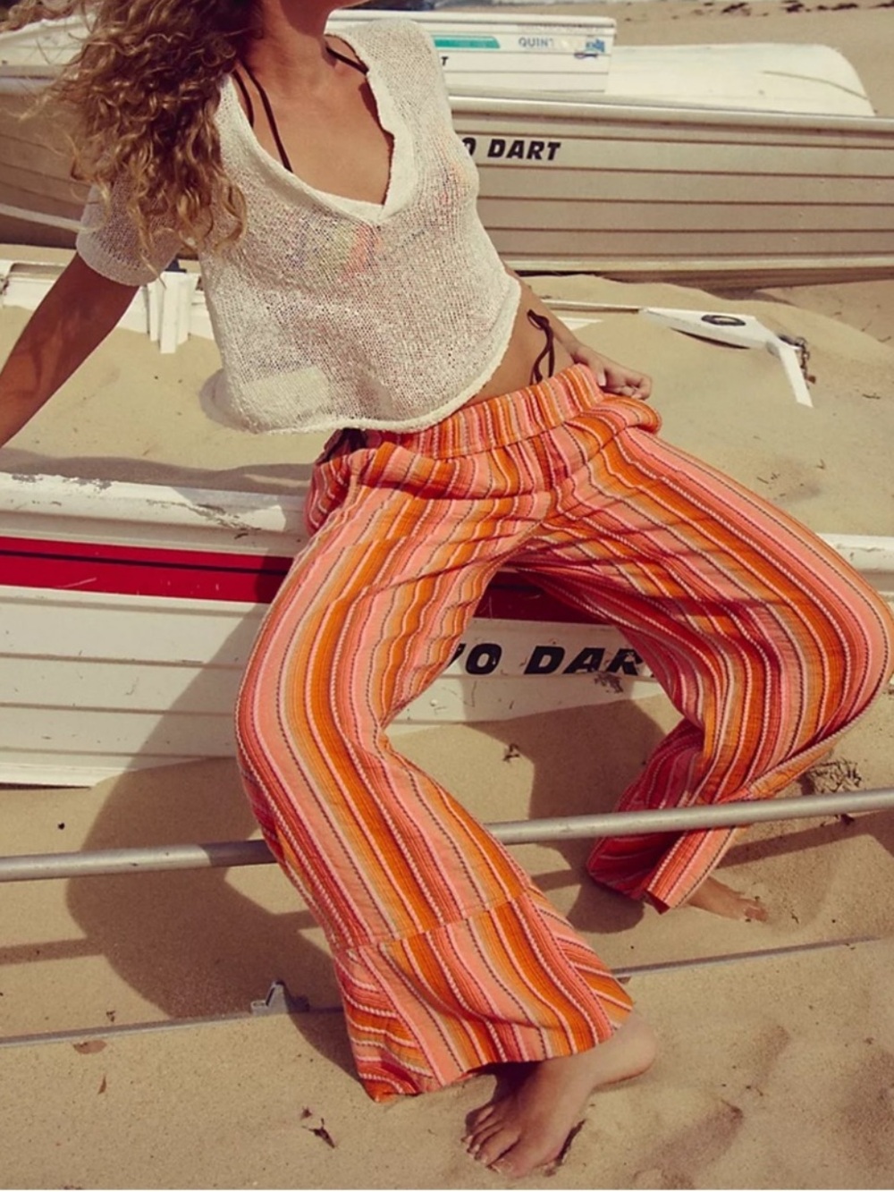 Free People • Day’s End Stripe Pants - Picture 8 of 13
